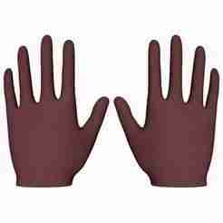 Brown Leather Gloves 3D Models