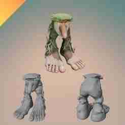Brr Brr Patapim 3D Model STL – Cursed Meme Creature with Tree Legs and Giant Feet for 3D Printing Italian Brainrot Collectors