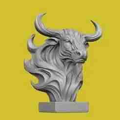 Buffalo Head Sculpture