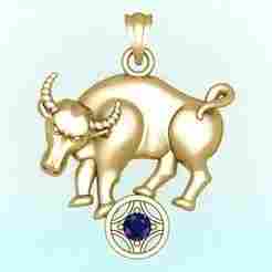 Buffalo pendant - Cows pendant - Gaur pendant - N929