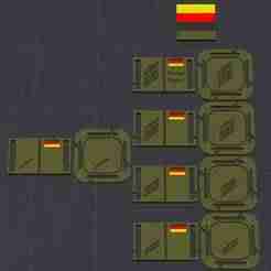 Bundeswehr MOLLE rank clips - individual & reliable