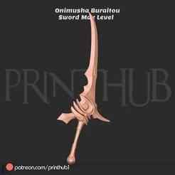Buraitou Sword Max Level – Onimusha 2 Fan Art | Cosplay Prop Stl File