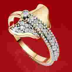 Butterfly Diamond Ring