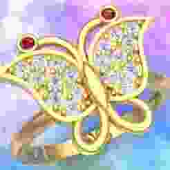 Butterfly ring - Womens ring - N913914