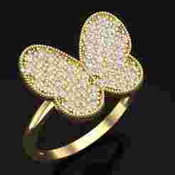 Butterfly Ring - Womens Rings - N1037