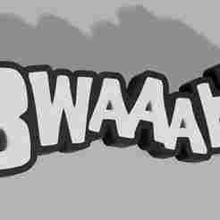 Bwaaah rabbids-inspired key ring (outer ring)