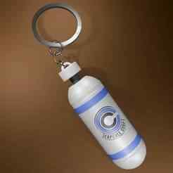 Capsule Corp Capsule Keyring - Dragon Ball