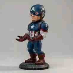 Captain America Gamer Stand - Marvel Avengers - For Controllers and Mobile Phones