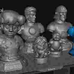 captain flam bust 7 figures