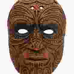Carved Tribal Mask