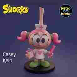 Casey Kelp - Snorks nurse 3D figure Retro Infinity style (120mm) : vinyl collectible