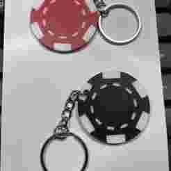 Casino Chip Keychains