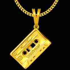 cassette pendant charm