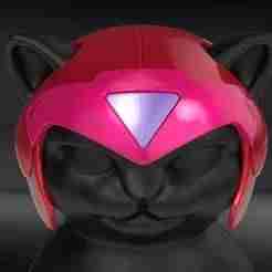 Cat Helmet Ninja Red