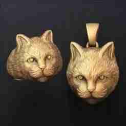 Cat Pendant Ring Collection
