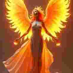 Celestial Phoenix Goddess