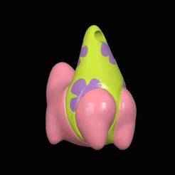 Cheeky Starfish Bobble | Dangling Patrick Keychain