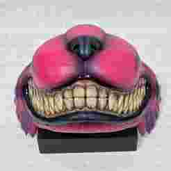 Cheshire Cat Half Mask