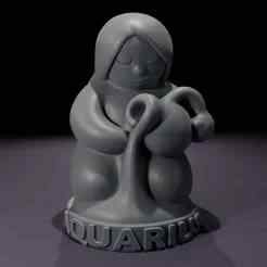 Chibi Aquarius Candles – 3D Printable Model