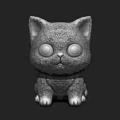 Chibi Cat STL for 3D Printing