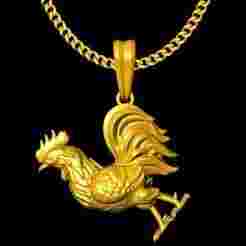 chicken pendant charm