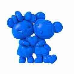 Chinese Valentines Day / Valentines Day / Pink Bunny With Hearts / Elephants With Heart Balloons