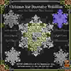 Christmas Star Decorative Medallion 3D Model