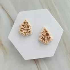 Christmas Tree Polymer Clay Cutters