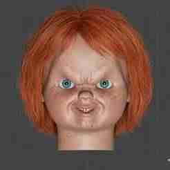 Chucky head - stl file - Childs play