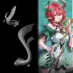 Ciaccona - Horns - Wuthering Waves Cosplay Prop