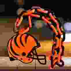 CINCINNATI BENGALS NFL HELMET CHAIN