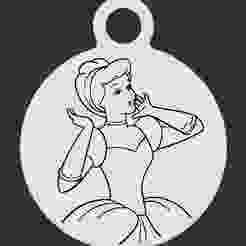 Cinderella Keyring