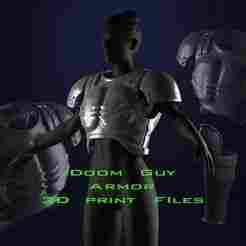 CLASSIC DOOM GUY POWER ARMOR SET - 100% Game-Accurate STL Files