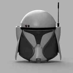 Clone Trooper Commander Bacara Phase 1 AOTC Helmet Star Wars Cosplay 1:1 Replica