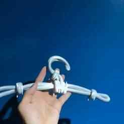 clothes hanger, barbed wire