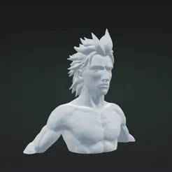 Cloud Strife in STL - 3D Figure for Printing and Collectors