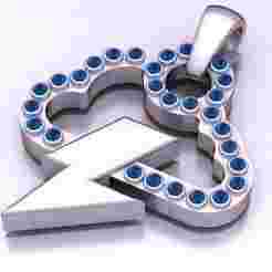 CLUOD ENERGY GOLD PEDANT 3d printable model