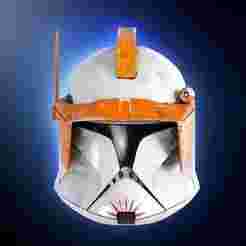 COMMANDER CODY PHASE 1 | AHSOKA | HELMET | 3D PRINT | 3D MODEL | CLONE WARS | LIFE ACTION | STAR WARS