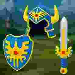 Complete Cosplay Pack - Dragon Quest Erdrick Helmet, Sword & Shield (STL)