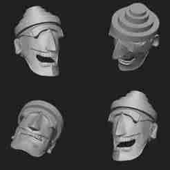 CONE HEAD MASK STL FILE | CONE HEAD MASK DIGITAL FILE