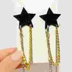 Cool star earrings / Pendientes de estrella / Star earrings