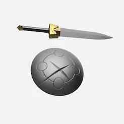 Cosplay Goblin Slayer sword and shield