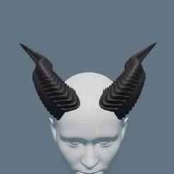 Cosplay royal dragon horns