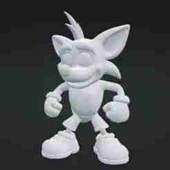 Crash Bandicoot in STL - 3D Figure for Printing and Collectors