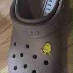 Crocs Compatible Pin Charm | I Choose Violence Funny Duck Sayings Duck