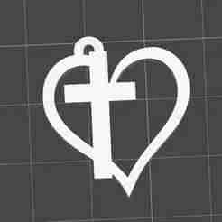 Cross in Heart – WIP Free Design (Not Test Printed Yet)