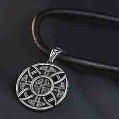 Cross Pendant With Patterns 3D Model