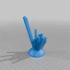 Crystal clump made with blender