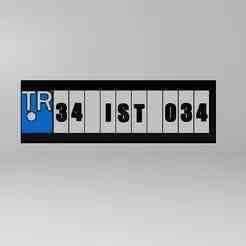 curve frame keychain car license plate