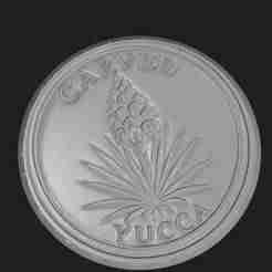 CUSTOM CARVED YUCCA COIN TOKEN WALL ART